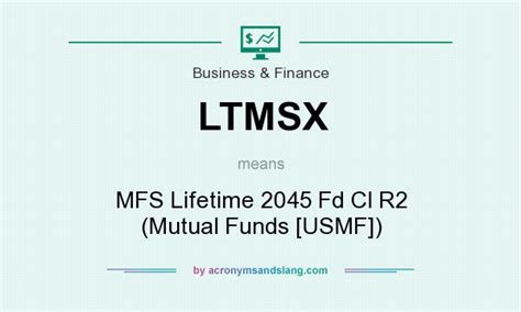 MFS Lifetime 2045 Fund (LTMLX) .